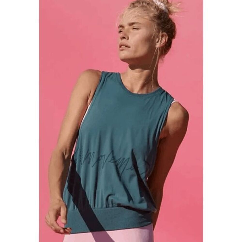 Free People Movement NEW size XS/S green Band Together Tank